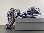 Balenciaga Runner Gradient Sneaker in Navy/red/grey 772774 WRUNG 4610 - 2