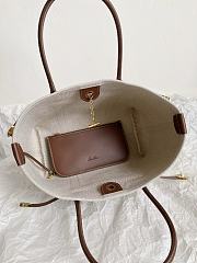 Loro Piana Ghiera Small Grained Nubuck Tote Bag 28x19x12cm - 3