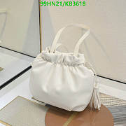 Prada Nappa Leather Shoulder Bag - White 24*25*11cm - 6