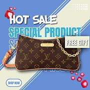Louis Vuitton Liv Pochette Monogram 13.5 x 6.5 x 24.5 cm - 1