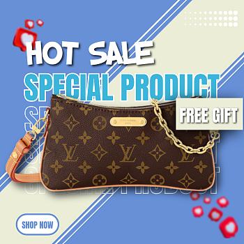 Louis Vuitton Liv Pochette Monogram 13.5 x 6.5 x 24.5 cm