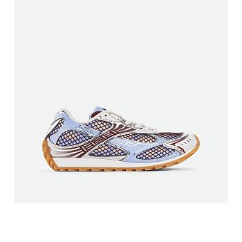Bottega Veneta Women's Orbit Sneaker in Barolo/blue bell
