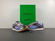 Bottega Veneta Women's Orbit Sneaker in Barolo/blue bell - 6