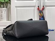 Louis Vuitton Monogram Eclipse Saumur Messenger Shoulder Bag Black M45911 36x23x11cm - 4