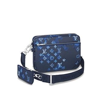 Louis Vuitton Trio Messenger Ink Watercolor 25x18.5x7cm