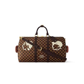 Louis Vuitton Keepall Bandoulière 50 Damier Ebene brown 50x29x23cm