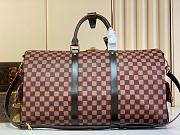 Louis Vuitton Keepall Bandoulière 50 Damier Ebene brown 50x29x23cm - 4