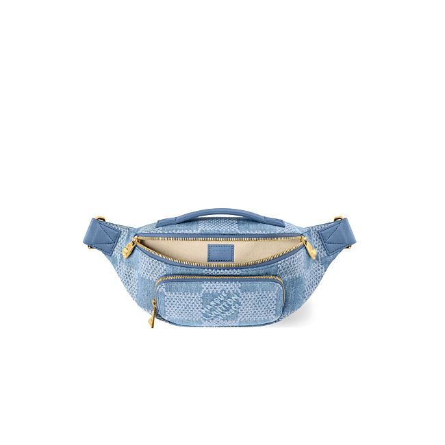 Louis Vuitton Rush Bumbag Damier Denim Blue 30x15x8cm - 1