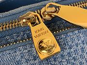 Louis Vuitton Rush Bumbag Damier Denim Blue 30x15x8cm - 6