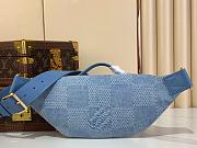 Louis Vuitton Rush Bumbag Damier Denim Blue 30x15x8cm - 2