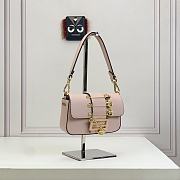 Fendi Fendace Brooch Mini Baguette Pink 20x13x5cm - 3