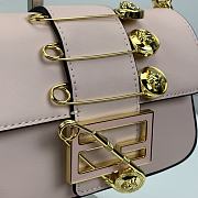 Fendi Fendace Brooch Mini Baguette Pink 20x13x5cm - 5