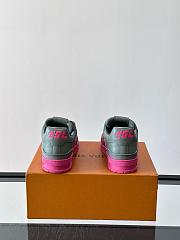 Louis Vuitton Trainer Sneaker Monogram-printed calf leather Pink 1AHTPE - 6