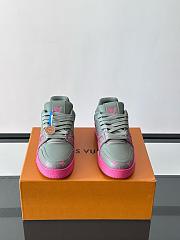 Louis Vuitton Trainer Sneaker Monogram-printed calf leather Pink 1AHTPE - 5