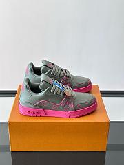 Louis Vuitton Trainer Sneaker Monogram-printed calf leather Pink 1AHTPE - 2