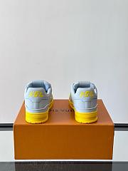 Louis Vuitton Trainer Calfskin leather with Monogram print - Yellow - 6