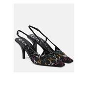 Gucci GG embellished slingback pumps 9cm - 1