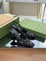 Gucci GG embellished slingback pumps 9cm - 6