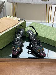 Gucci GG embellished slingback pumps 9cm - 5
