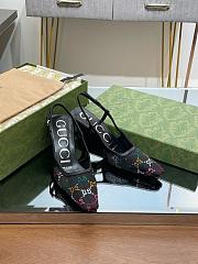 Gucci GG embellished slingback pumps 9cm - 3