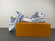 Louis Vuitton Trainer Perforated calf leather Blue 1AHWS3 - 6
