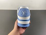 Louis Vuitton Trainer Perforated calf leather Blue 1AHWS3 - 5