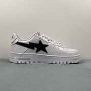 A Bathing Ape Bape Sta #2 White Patent 1K30-191-302-WHT/1K30-291-302-WHT/001FWK301302M_WHT - 5