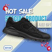 Dior x Stone Island B30 Sneaker Black 3SN279ZAN_H900 - 1