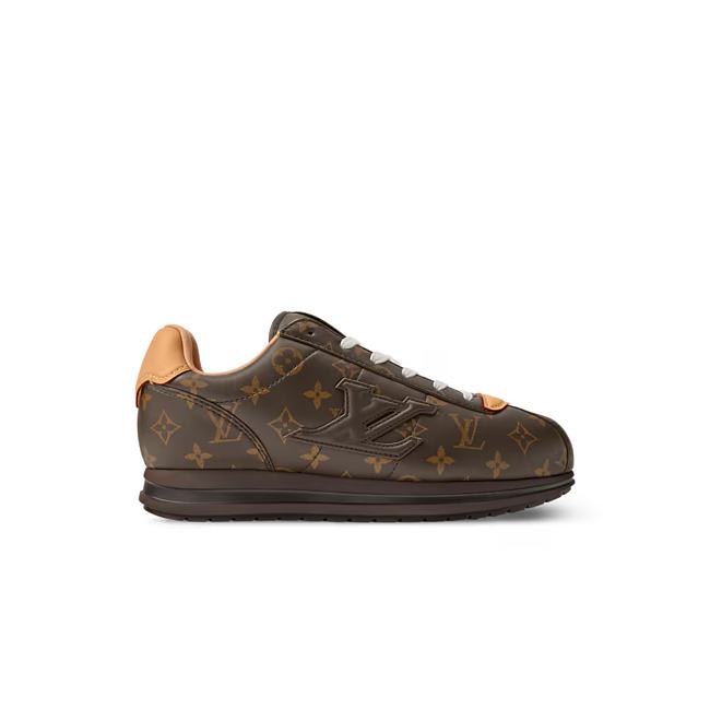 Louis Vuitton Buttersoft Macassar Monogram-printed lambskin/Calf leather Sneaker 1AIKVT - 1