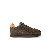 Louis Vuitton Buttersoft Macassar Monogram-printed lambskin/Calf leather Sneaker 1AIKVT - 1