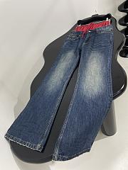 Balenciaga Layered Jeans 'Whisker' - 814224 TRW62 3020 - 5