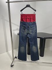 Balenciaga Layered Jeans 'Whisker' - 814224 TRW62 3020 - 3
