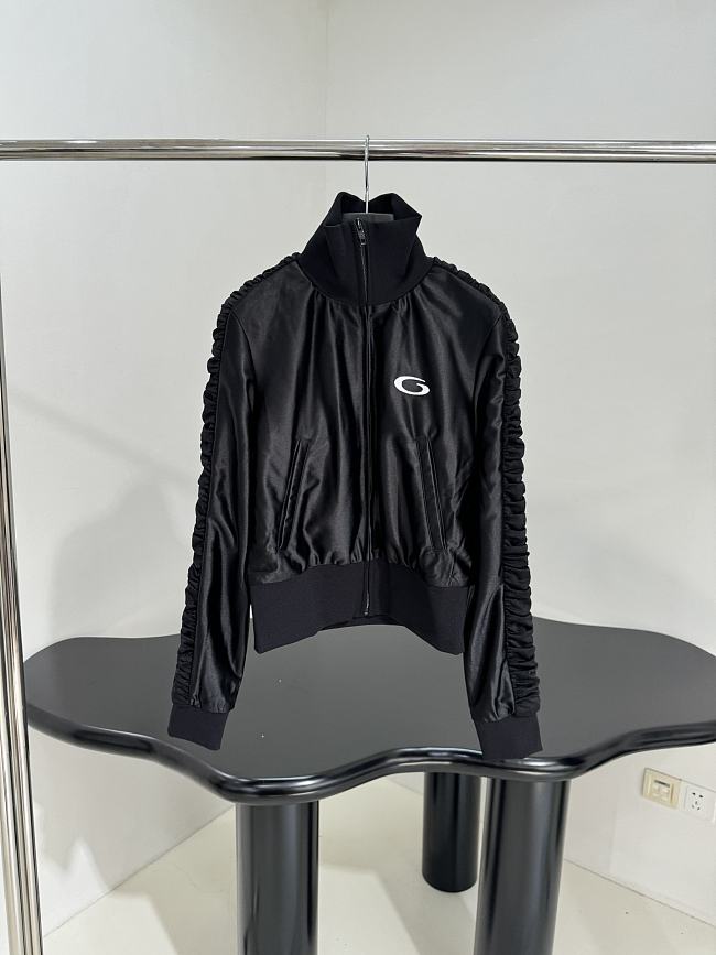 Balenciaga: Women's Tracksuit Jacket (Black) - 1