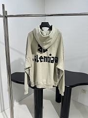 Balenciaga HOODIE WITH RIPPED POCKET - 6