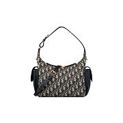 D-Dream Medium Bag Blue Dior Oblique Jacquard 24x14x10cm - 1