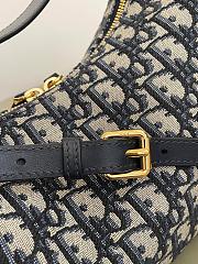 D-Dream Medium Bag Blue Dior Oblique Jacquard 24x14x10cm - 6