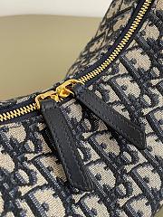 D-Dream Medium Bag Blue Dior Oblique Jacquard 24x14x10cm - 2