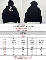 Balenciaga Logo Hoodie Black 767877TQVI71569 - 3