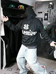 Balenciaga New Tape Type Hoodie | Black - 5