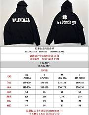 Balenciaga New Tape Type Hoodie | Black - 4