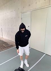 Balenciaga Political Campaign Hooded Sweatshirt - Black - 4