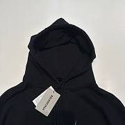 Balenciaga Political Campaign Hooded Sweatshirt - Black - 5