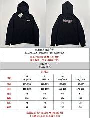 Balenciaga Political Campaign Hooded Sweatshirt - Black - 3