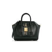 GIVENCHY Box Calfskin Mini Lock Antigona Black Shoulder bag 20x22x13cm - 1