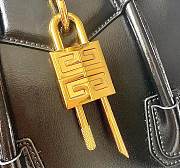 GIVENCHY Box Calfskin Mini Lock Antigona Black Shoulder bag 20x22x13cm - 2