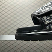 Dior Aqua Sandal Beige and Black Dior Oblique Jacquard - 5