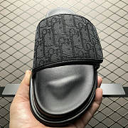 Dior Aqua Sandal Black Dior Oblique Jacquard - 6