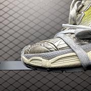 Balenciaga 3XL Panelled lace-up Sneakers - yellow/silver - 4