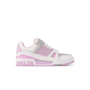 Louis Vuitton Pink Perforated calf leather Trainers 1AHWSC