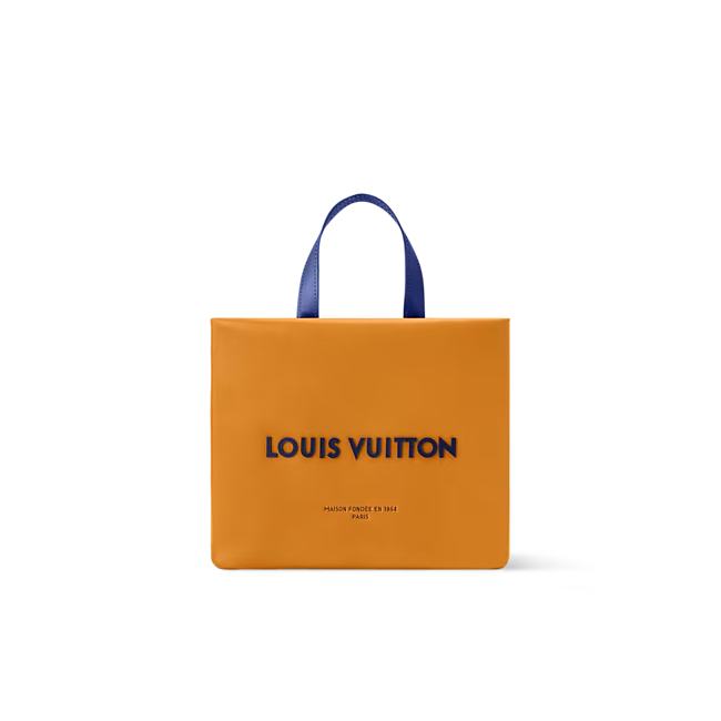 Louis Vuitton x Nigo Mini Shopper Tote Saffron Yellow 26x20x10cm - 1